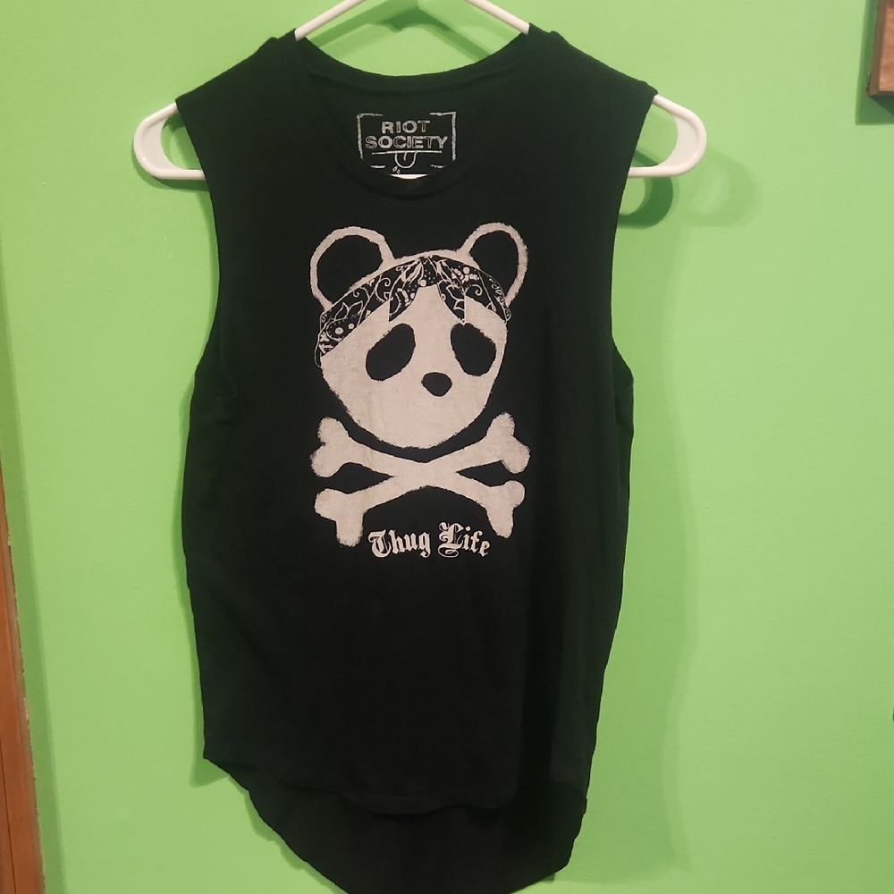 Thug Life Bear Graphic Tank